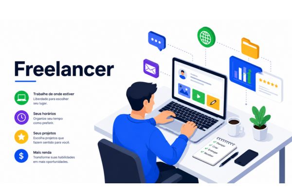 freenlance como renda extra na internet